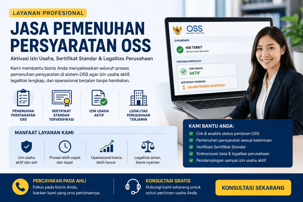 Jasa pemenuhan persyaratan OSS